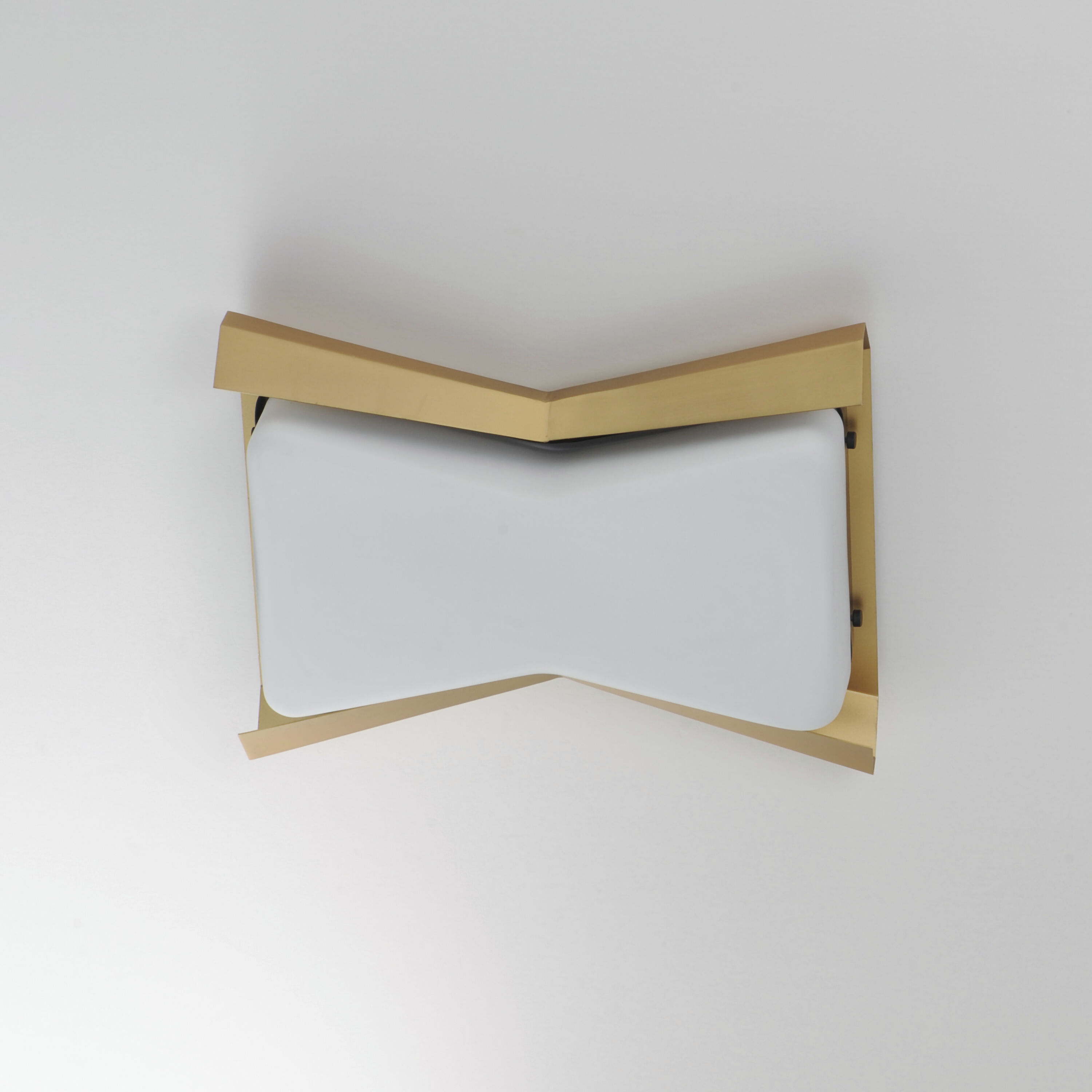 Rizzo 2 Light 16 inch Black and Antique Brass Flush Mount Ceiling Light