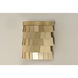 Glamour 2 Light 4.75 inch Champagne and Gold Wall Sconce Wall Light