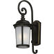 Dover LED 19.5 inch Bronze Outdoor Wall Mount