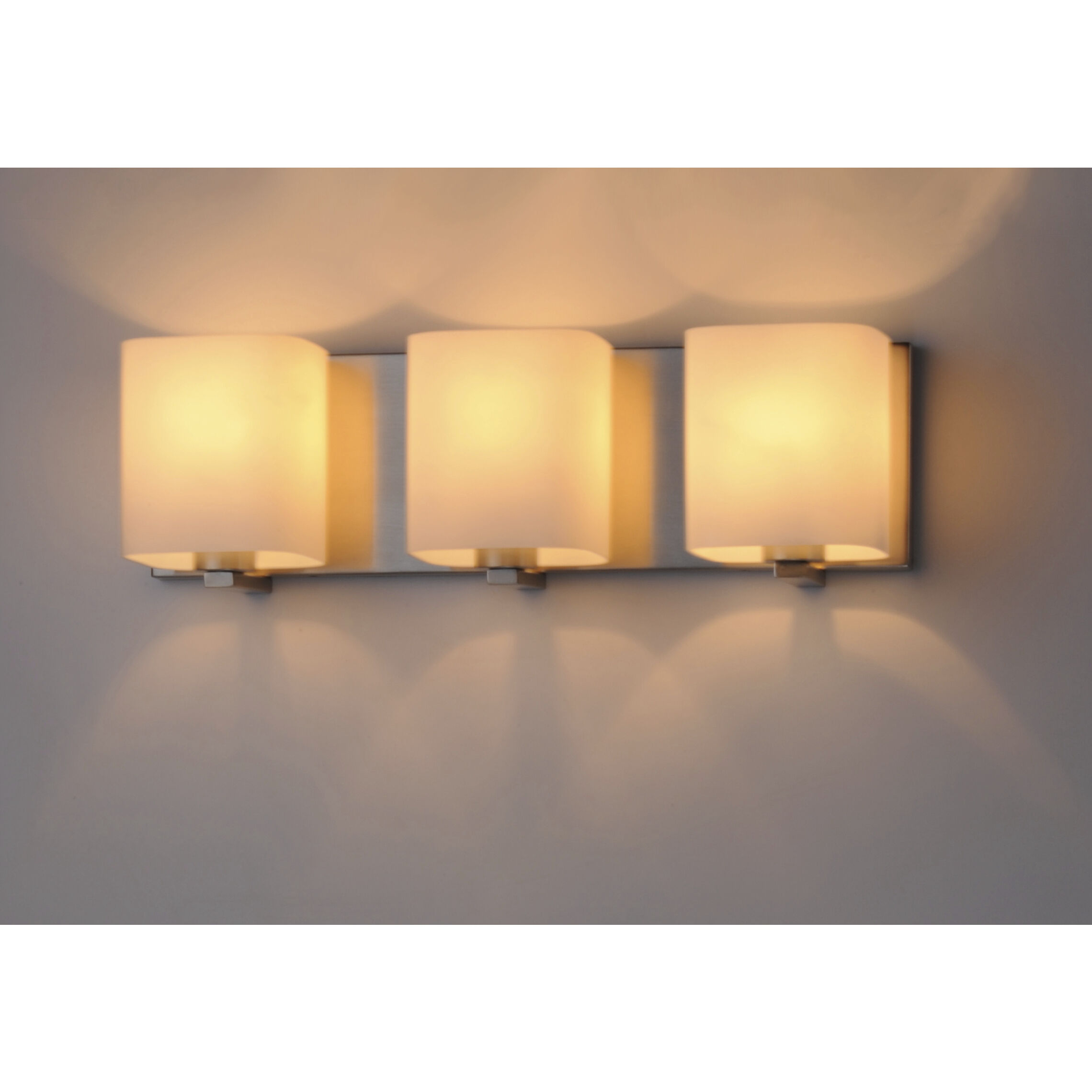 Wrap 3 Light 19 inch Satin Nickel Bath Vanity Wall Light