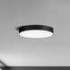 Trim LED 5 inch Black Flush Mount Ceiling Light