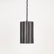 Allegra 1 Light 9.5 inch Gunmetal and Gold Mini Pendant Ceiling Light