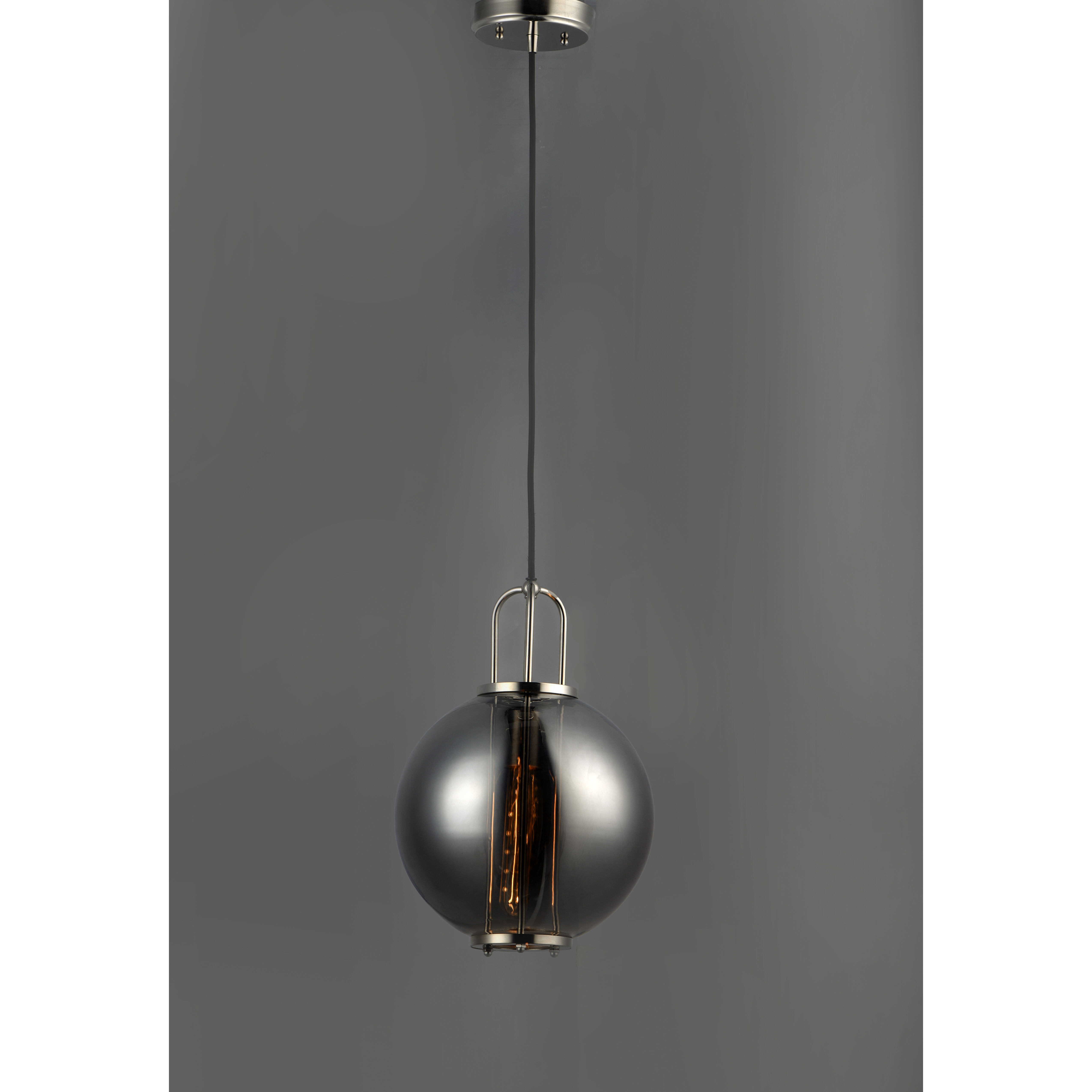 Minaret 1 Light 10.5 inch Polished Nickel Single Pendant Ceiling Light