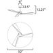 Vortex 52 inch Natural Aged Brass Indoor Ceiling Fan