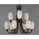 Taylor 9 Light 31.5 inch Textured Black Chandelier Ceiling Light