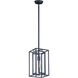 Era 1 Light 7.75 inch Black Single Pendant Ceiling Light in Medium Base