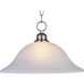 Essentials - 9106x 1 Light 16 inch Satin Nickel Single Pendant Ceiling Light in Marble