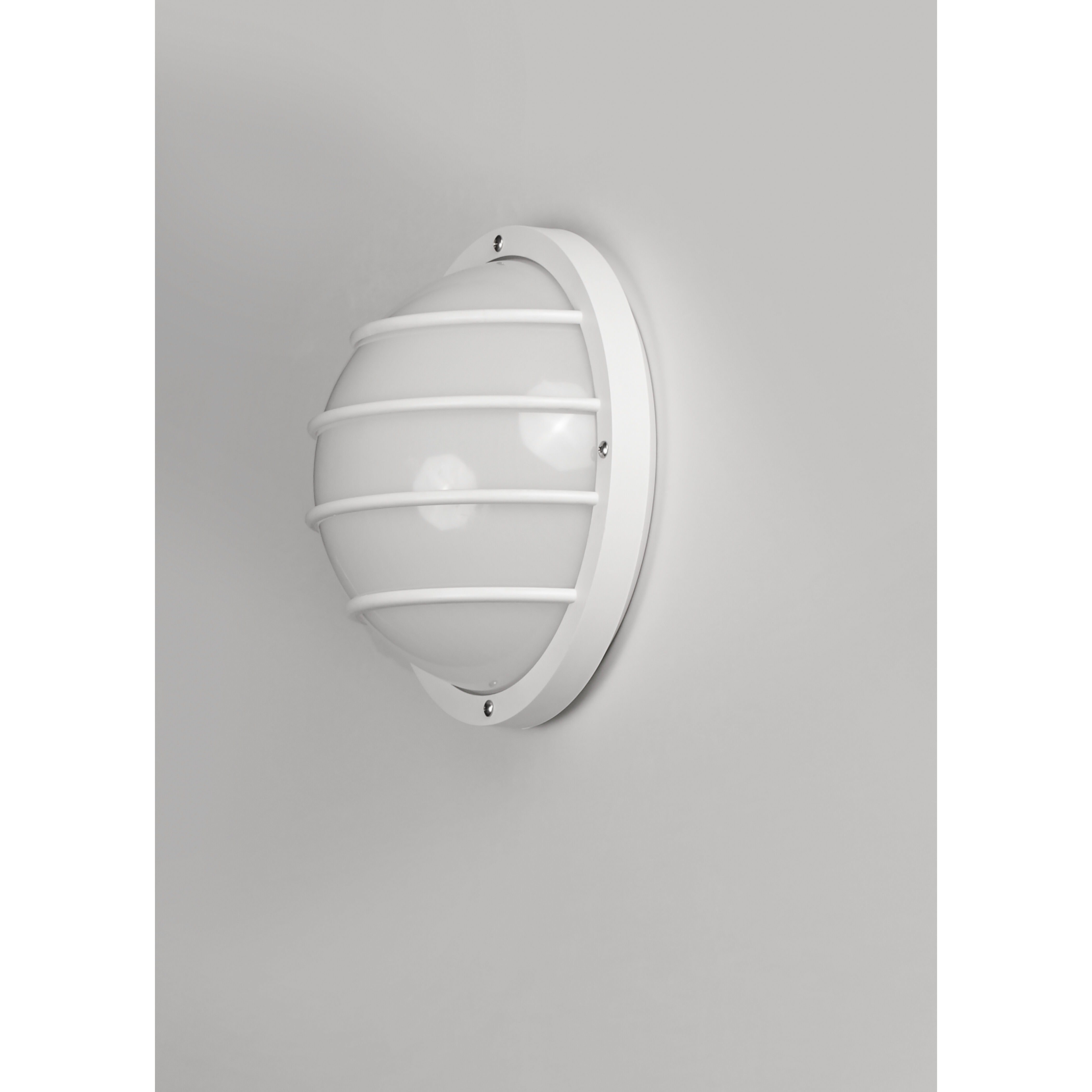 Bulwark LED 10 inch White Outdoor Wall Mount