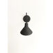 Signlite 1 Light 13.75 inch Black Outdoor Wall Mount