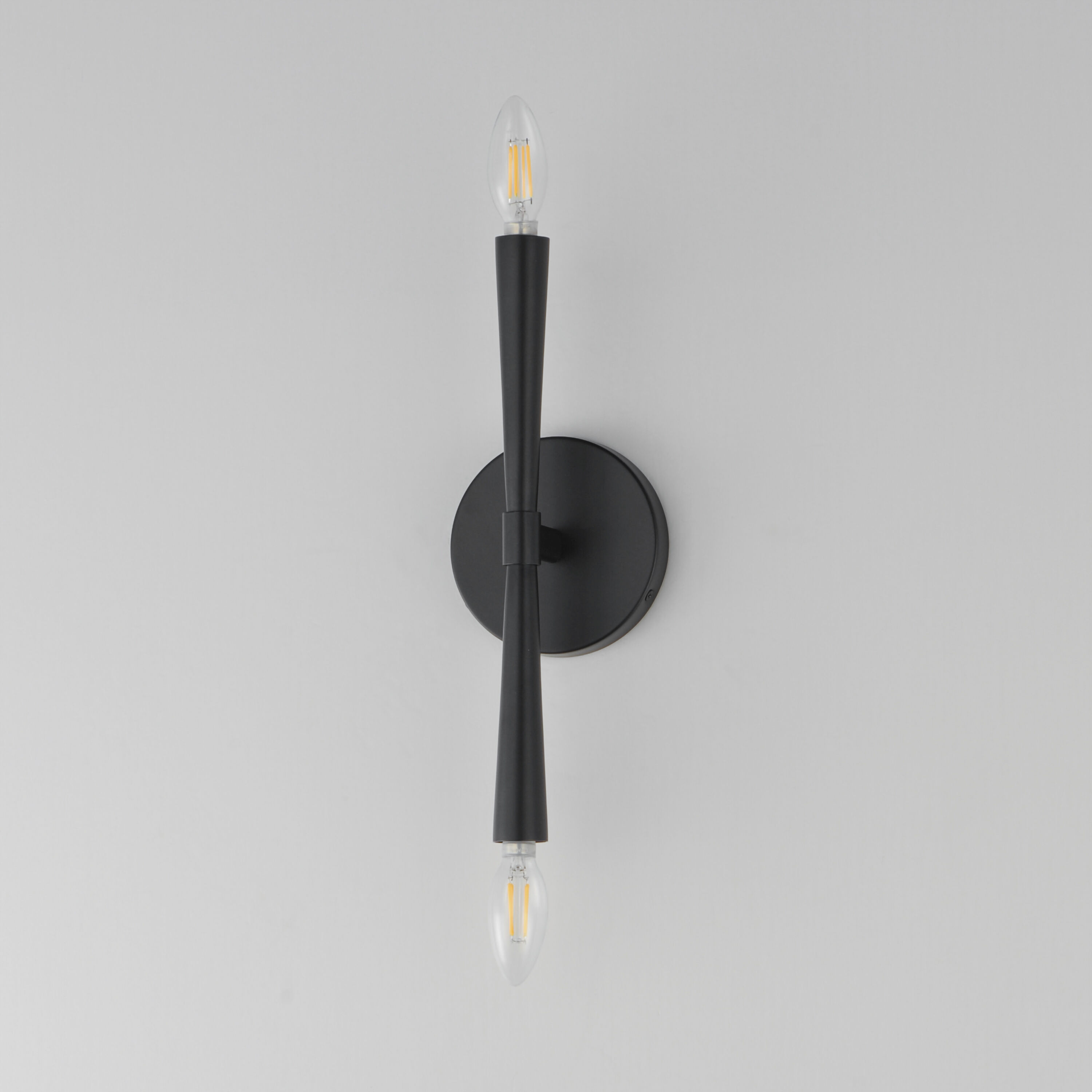 Rome 2 Light 5 inch Black ADA Wall Sconce Wall Light