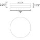 Illuminaire II LED 9 inch Satin Nickel Flush Mount Ceiling Light