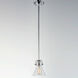 Seafarer 1 Light 6 inch Polished Chrome Mini Pendant Ceiling Light in Without Bulb