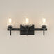 Goblet 3 Light 20.25 inch Black Bath Vanity Wall Light