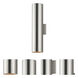 Outpost 2 Light 22 inch Brushed Aluminum Outdoor Wall Mount
