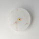 Quarry LED 15 inch Natural Aged Brass Semi-Flush Mount Ceiling Light