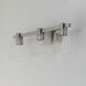 Cubos 3 Light 22.25 inch Satin Nickel Bath Vanity Wall Light