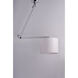 Hotel LED 11 inch Polished Chrome Single Pendant Ceiling Light