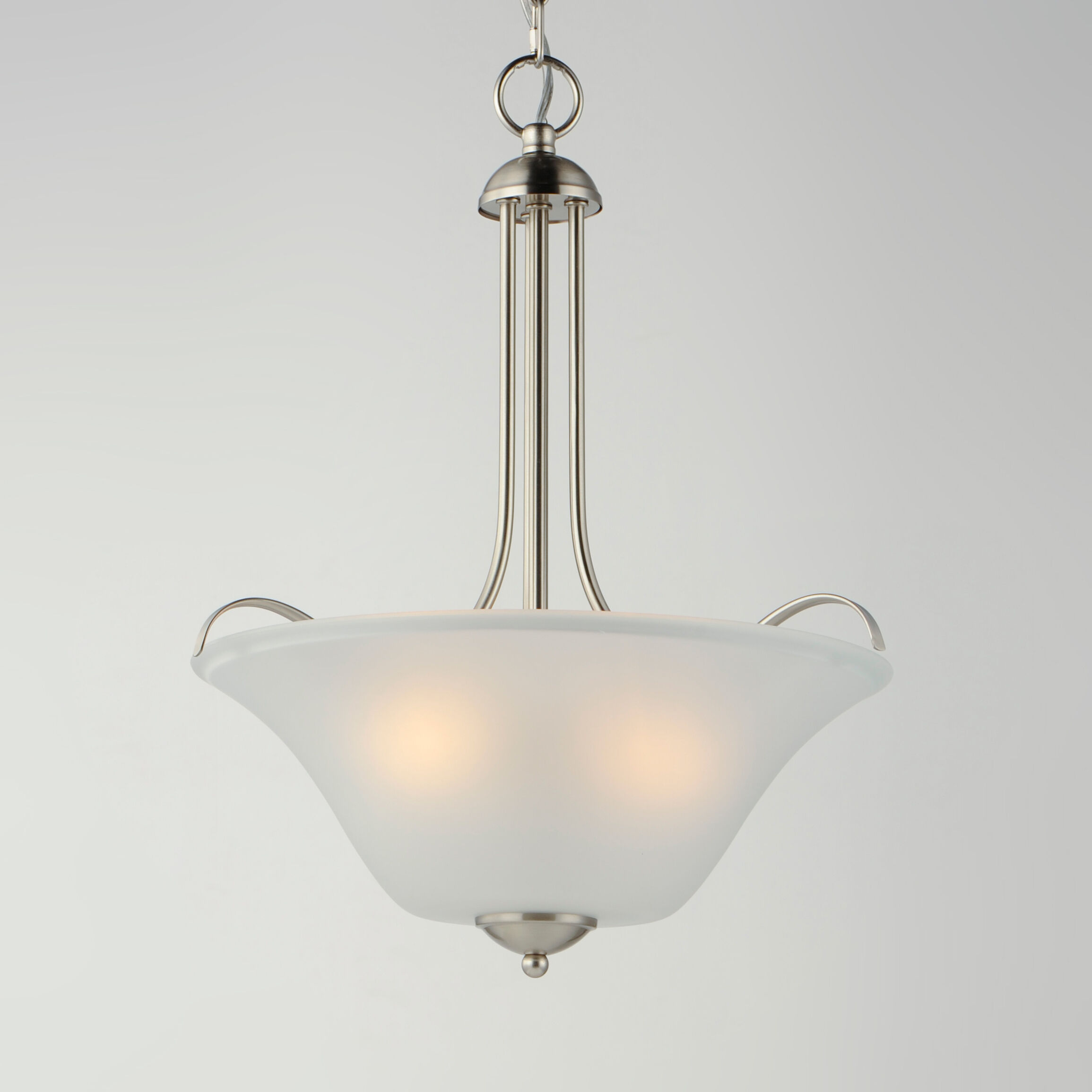 Vital 3 Light 16.5 inch Satin Nickel Multi-Light Pendant Ceiling Light
