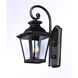 Knoxville 3 Light 18.5 inch Bronze Outdoor Wall Mount
