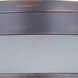 Arc 1 Light 9 inch Oil Rubbed Bronze Outdoor Wall Mount
