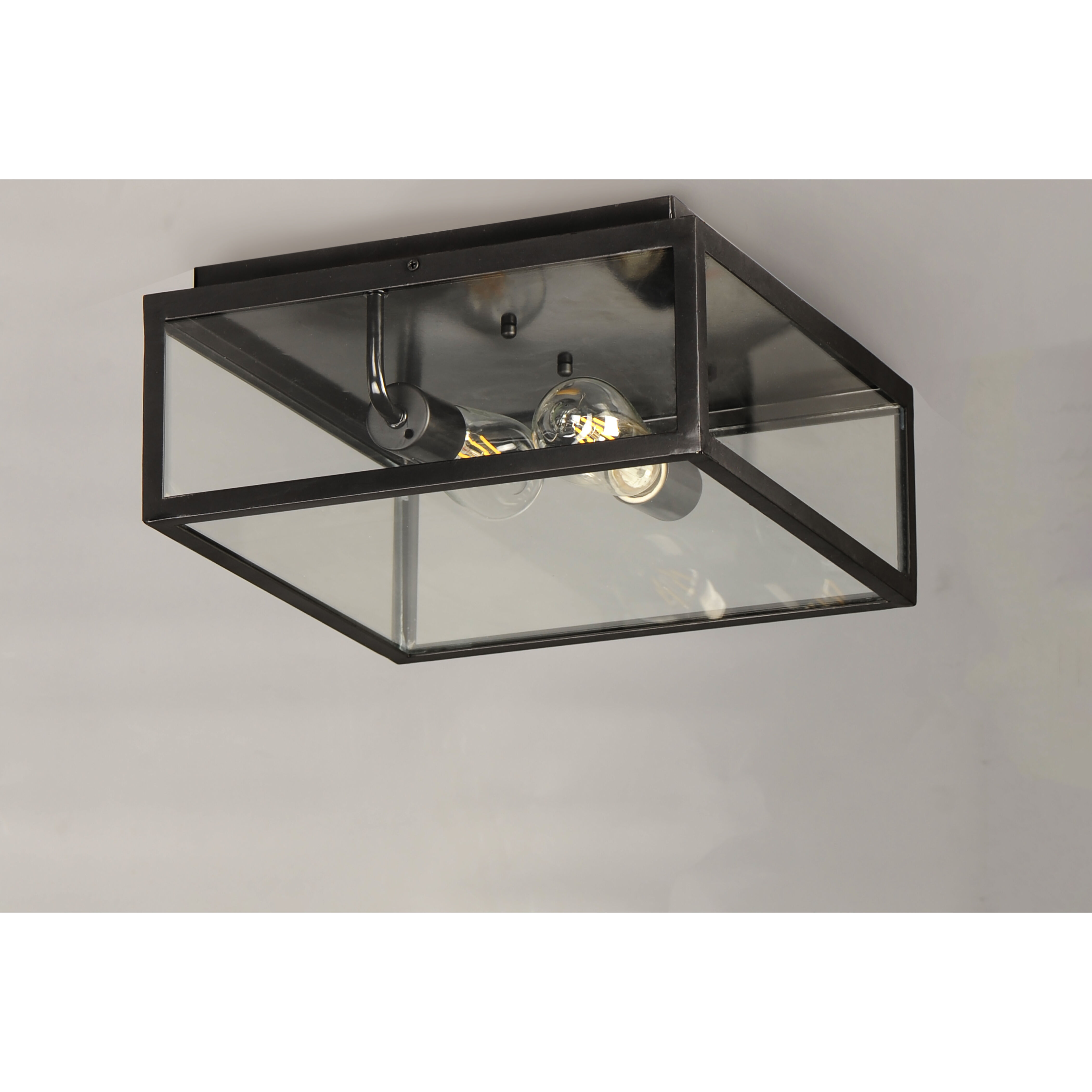 Catalina 2 Light 13 inch Dark Bronze Outdoor Flush Mount