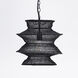 Krabi 1 Light 14 inch Black Single Pendant Ceiling Light