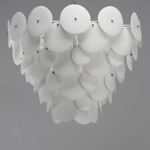 Isla 8 Light 28.75 inch Natural Aged Brass Chandelier Ceiling Light