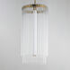 Jolie LED 14 inch Natural Aged Brass Entry Foyer Pendant Ceiling Light
