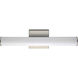 Rail LED 18 inch Satin Nickel Bath Vanity Wall Light