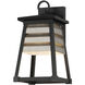 Shutters 1 Light 14 inch Black Outdoor Wall Mount