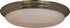 Classic EE 2 Light 17 inch Satin Nickel Flush Mount Ceiling Light