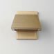 Mansard LED 6.25 inch Antique Brass Outdoor Wall Mount