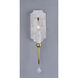 Claymore 1 Light 4.75 inch Claystone and Gold Leaf Wall Sconce Wall Light