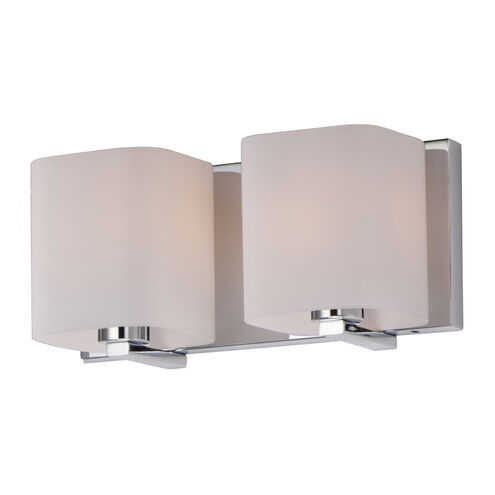 Wrap 2 Light 13 inch Polished Chrome Bath Vanity Wall Light