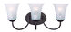 Logan 3 Light 19 inch Oil Rubbed Bronze Bath Vanity Wall Light