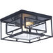 Era LED 15.75 inch Black Flush Mount Ceiling Light in MB ST64