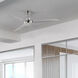 Ultra Slim 52 inch Satin Nickel Indoor Ceiling Fan