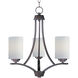 Deven 3 Light 18 inch Oil Rubbed Bronze Mini Chandelier Ceiling Light