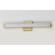 Spec LED 24 inch Gold Bath Vanity Wall Light