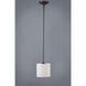 Bongo 2 Light 13 inch Oil Rubbed Bronze Semi-Flush Mount Ceiling Light