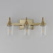 Goblet 3 Light 20.25 inch Natural Aged Brass Bath Vanity Wall Light