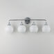 Neve 4 Light 31 inch Polished Chrome Bath Vanity Wall Light