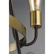 Haven 5 Light 24 inch Oil Rubbed Bronze/Antique Brass Single-Tier Chandelier Ceiling Light in Oil Rubbed Bronze and Antique Brass