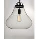 Stella 1 Light 13.75 inch Satin Nickel Single Pendant Ceiling Light in Clear
