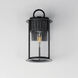 Windsor 1 Light 12.5 inch Black Patina Outdoor Wall Mount