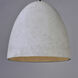 Crete LED 12 inch Polished Chrome Single Pendant Ceiling Light