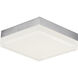 Illuminaire II LED 6.25 inch Satin Nickel Flush Mount Ceiling Light