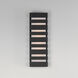 Keyes LED 20 inch Black Outdoor Wall Mount