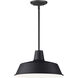 Pier M 1 Light 14 inch Black Outdoor Pendant, X-Large
