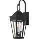 Oxford 2 Light 23 inch Black Outdoor Wall Mount